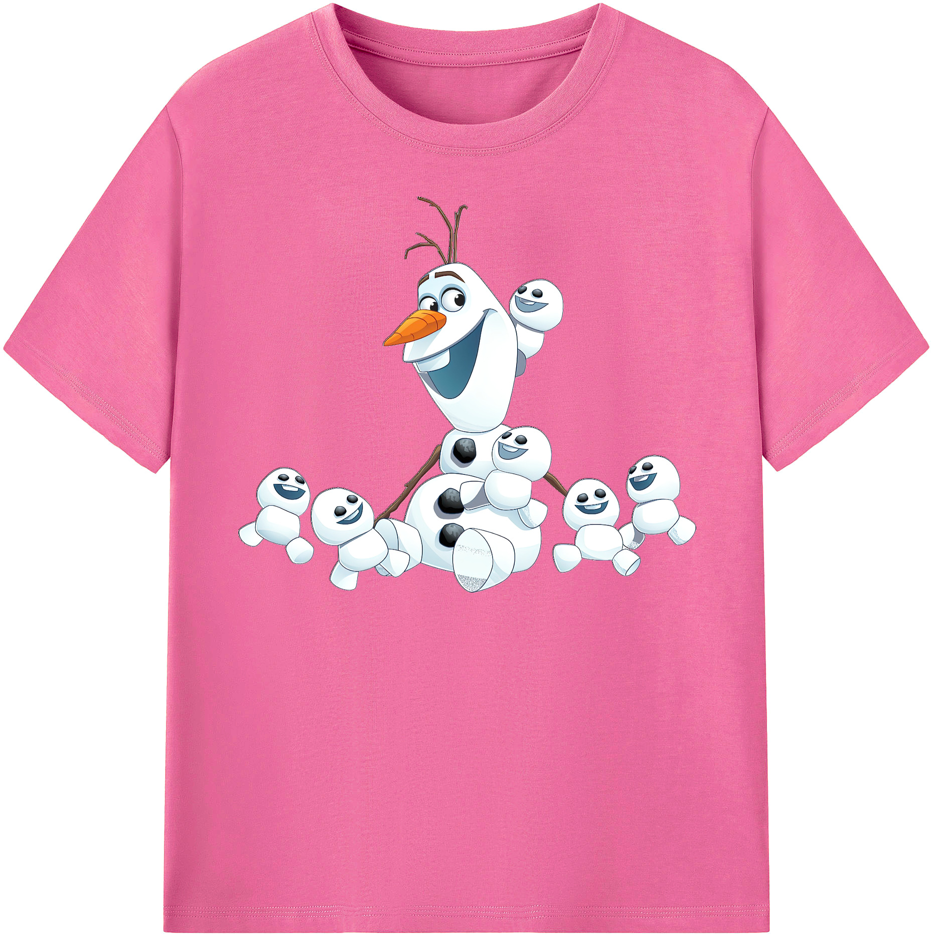 （画像用） アナと雪の女王 アンナ エルサ Frozen Anna Elsa レディースカジュアルプリントTシャツ（綿100％）